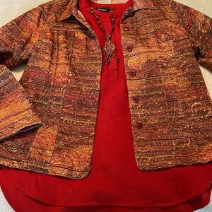 EUC Classy Sunset Coldwater Creek Jacket